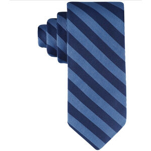 Tommy Hilfiger Men Toby Stripe Tie Blue
